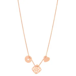 9ct Rose Gold Diamond Pendant