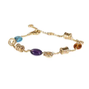 Allegra Gemstone & Diamond Bracelet in 18k Yellow Gold 0.75 CTW