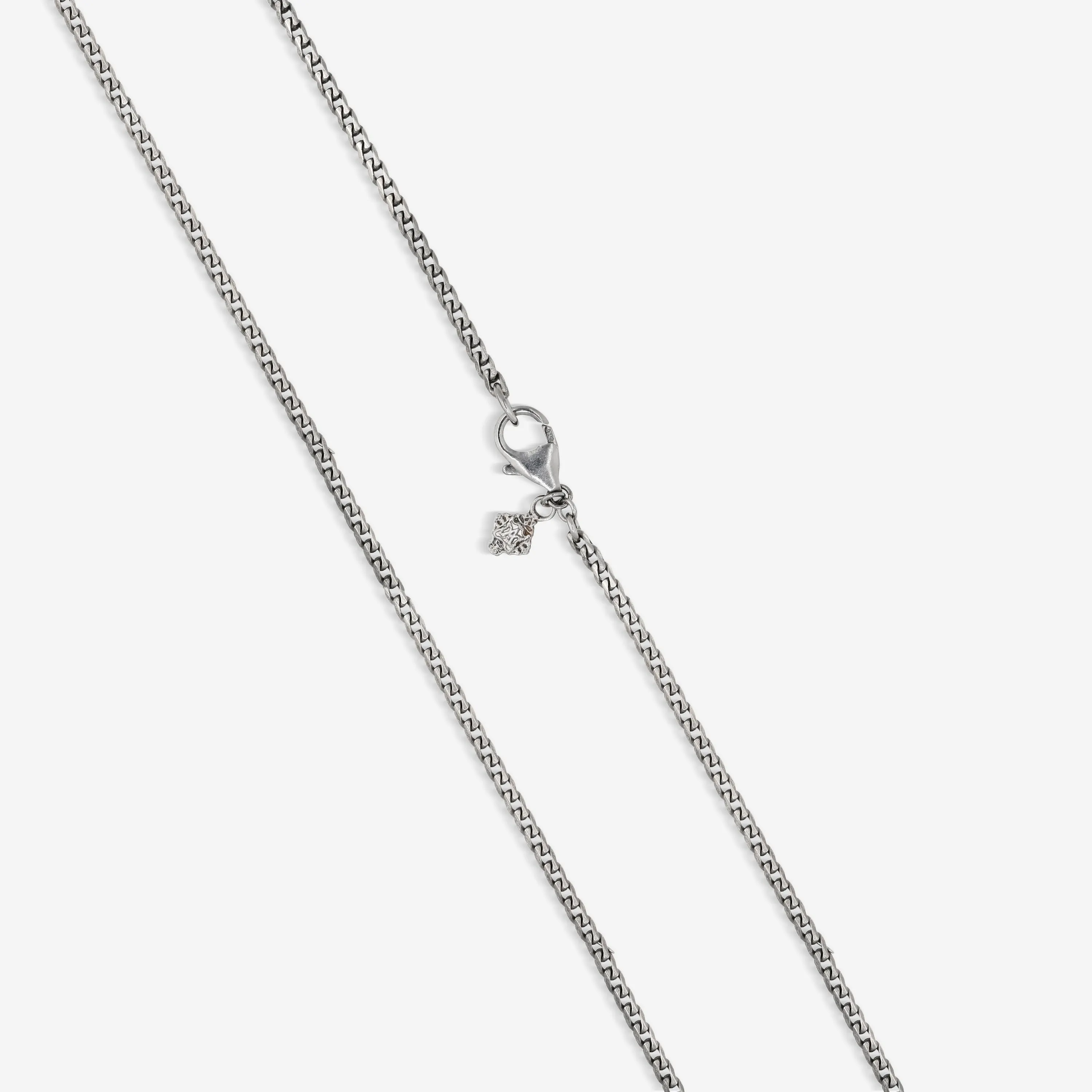 Armenta Men's Romero Sterling Silver Monk Medallion Necklace 20685