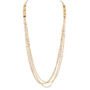Boucheron 'Frou Frou' Pearl and Diamond Necklace in 18K Rose Gold
