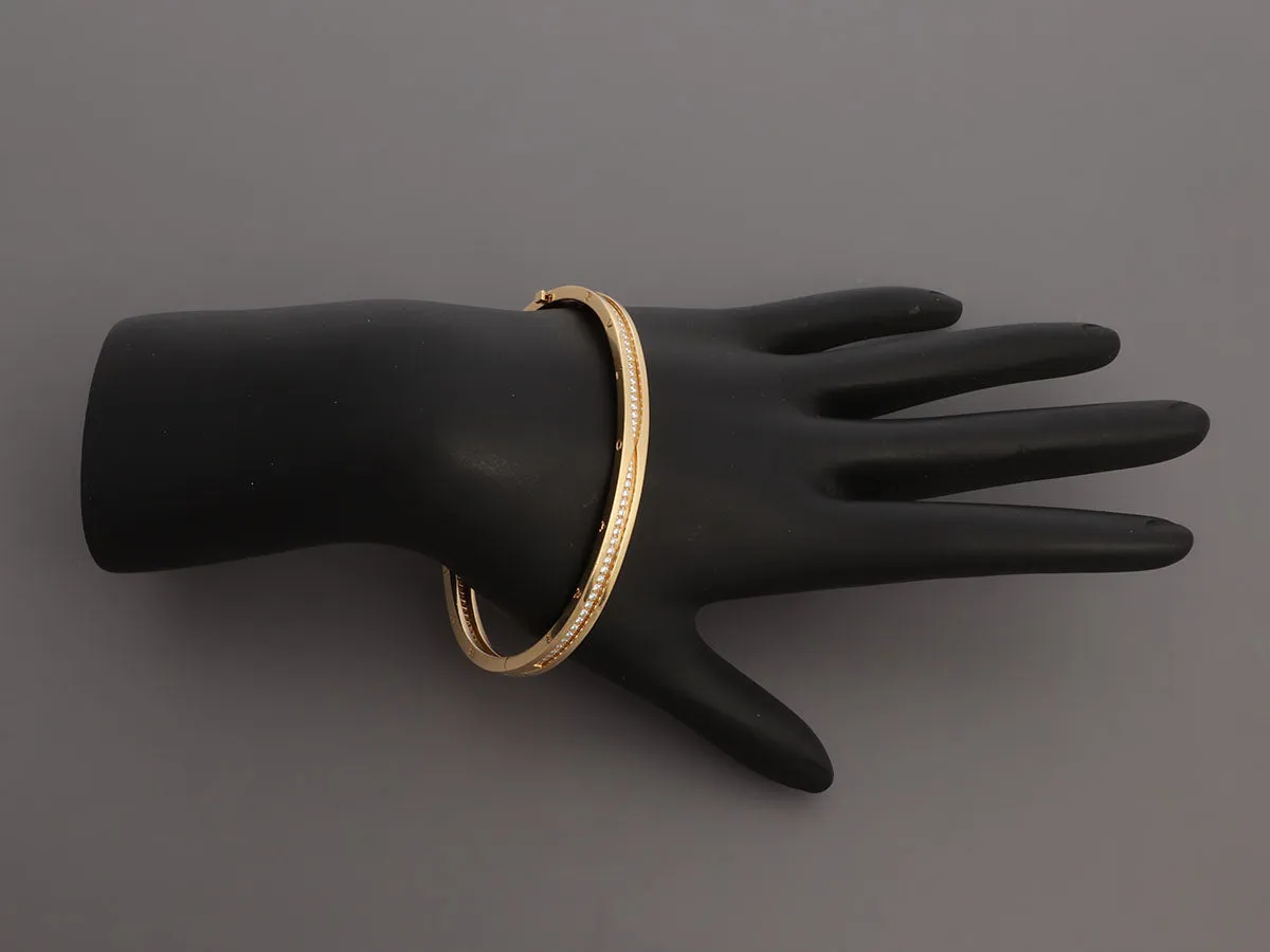 Bulgari 18K Yellow Gold Diamond B.zero1 Bracelet