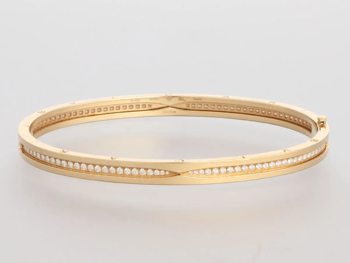 Bulgari 18K Yellow Gold Diamond B.zero1 Bracelet