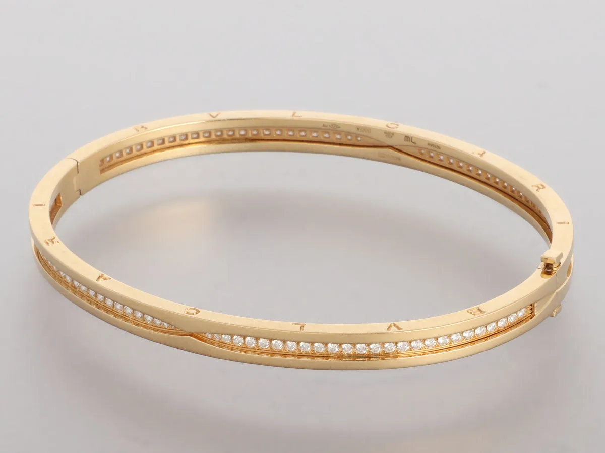 Bulgari 18K Yellow Gold Diamond B.zero1 Bracelet