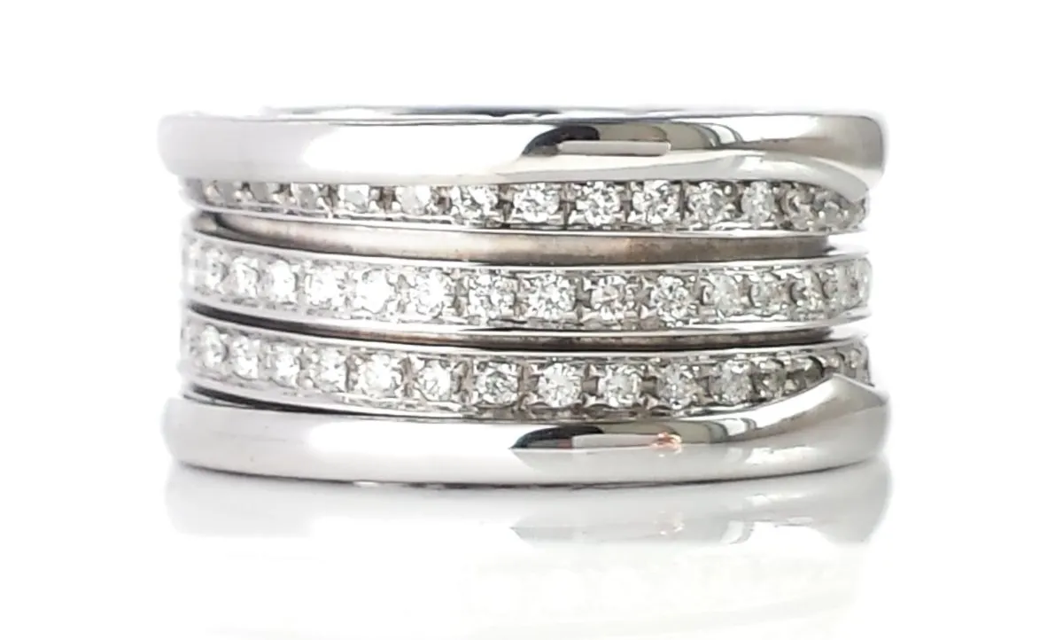 Bulgari Bvlgari 3-Row B.Zero1 Diamond Ring