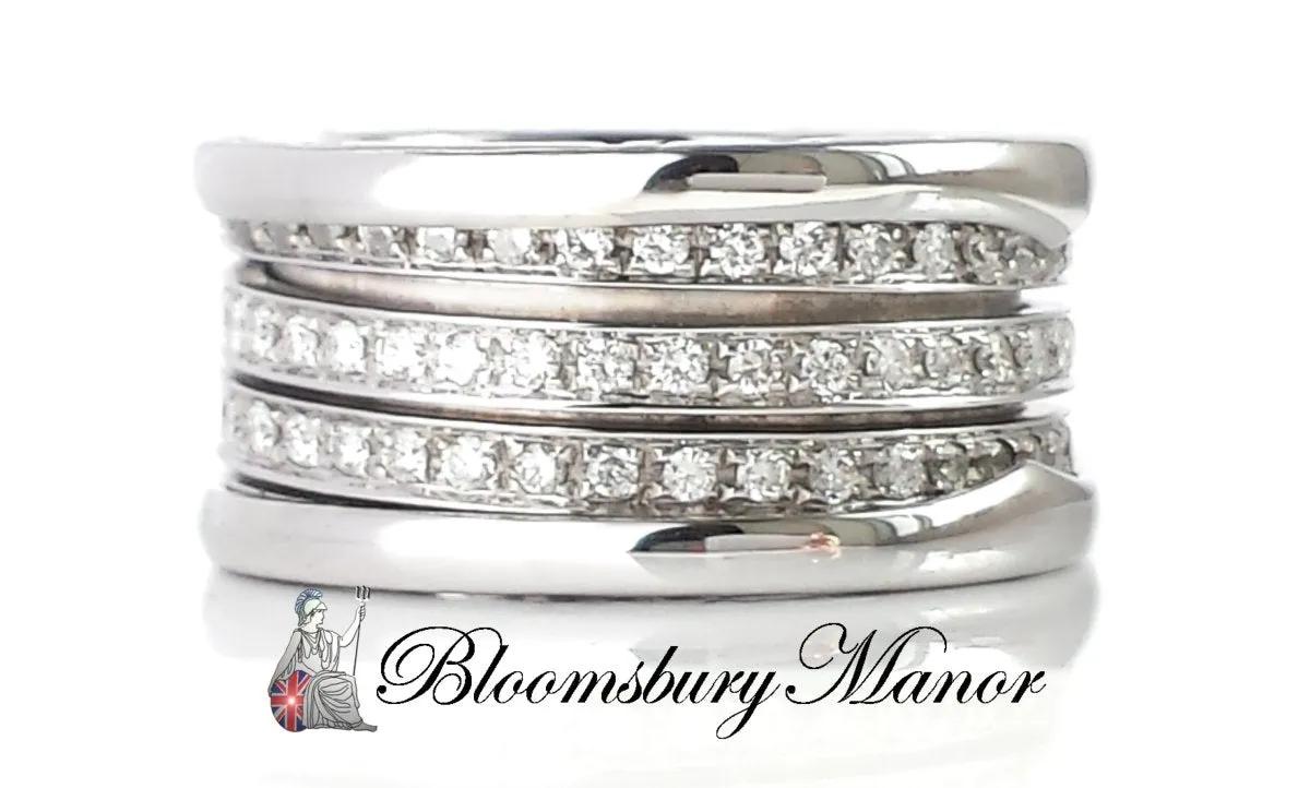 Bulgari Bvlgari 3-Row B.Zero1 Diamond Ring