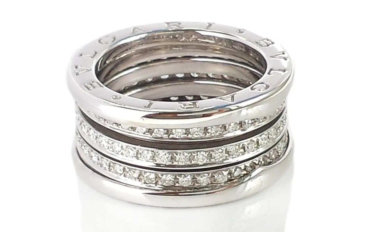 Bulgari Bvlgari 3-Row B.Zero1 Diamond Ring