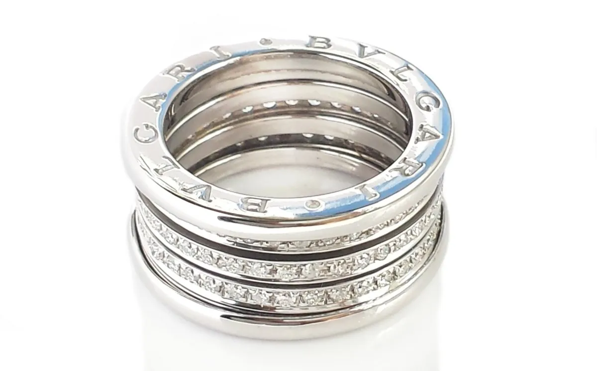Bulgari Bvlgari 3-Row B.Zero1 Diamond Ring