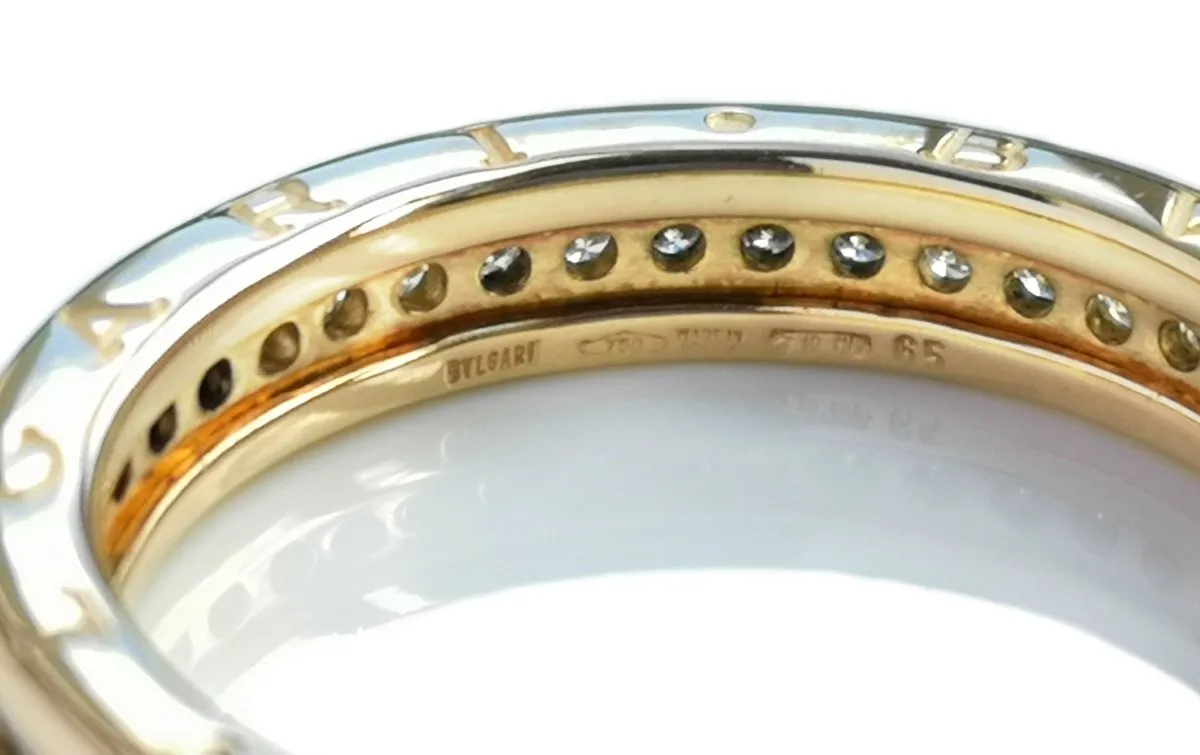 Bulgari Bvlgari Diamond B.Zero1 Ring Size 65