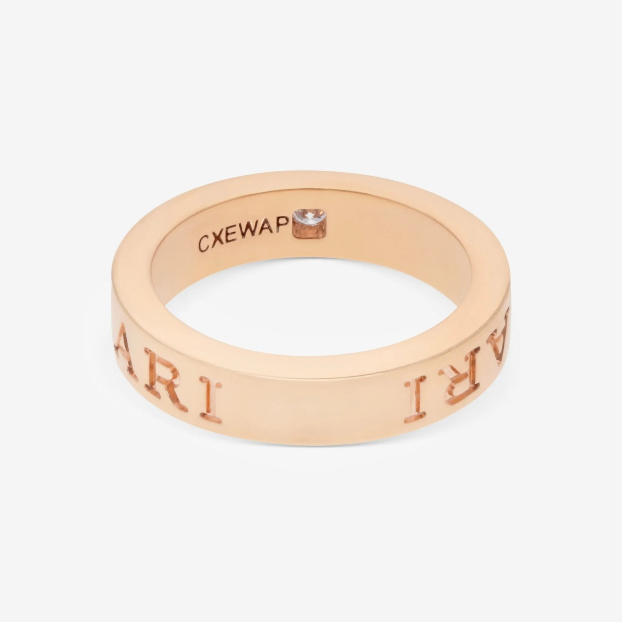 Bulgari B.Zero1 18K Rose Gold Diamond Ring Sz. 5.25 341821
