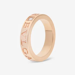 Bulgari B.Zero1 18K Rose Gold Diamond Ring Sz. 5.25 341821