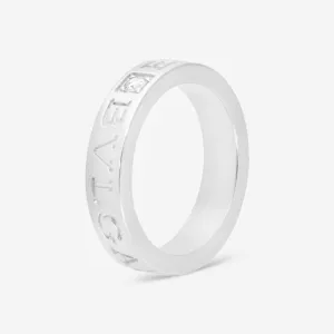 Bulgari B.Zero1 18K White Gold Diamond Ring Sz. 4.75 339982