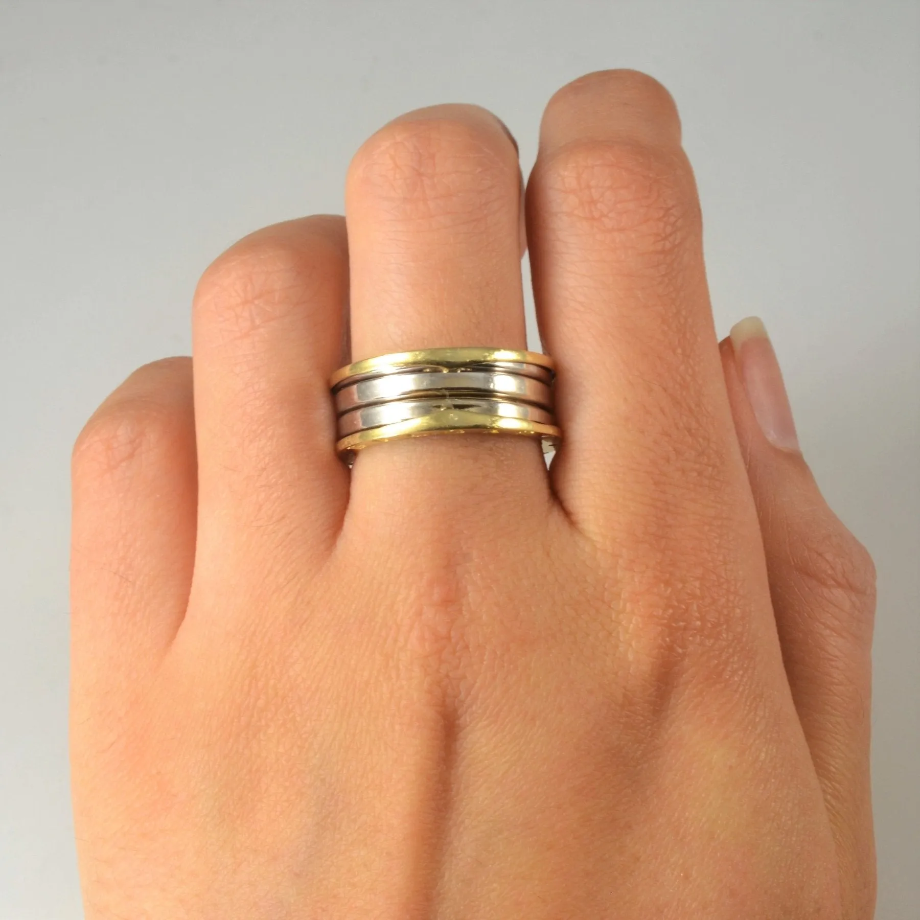 'BVLGARI' B.zero1 Two Tone Ring