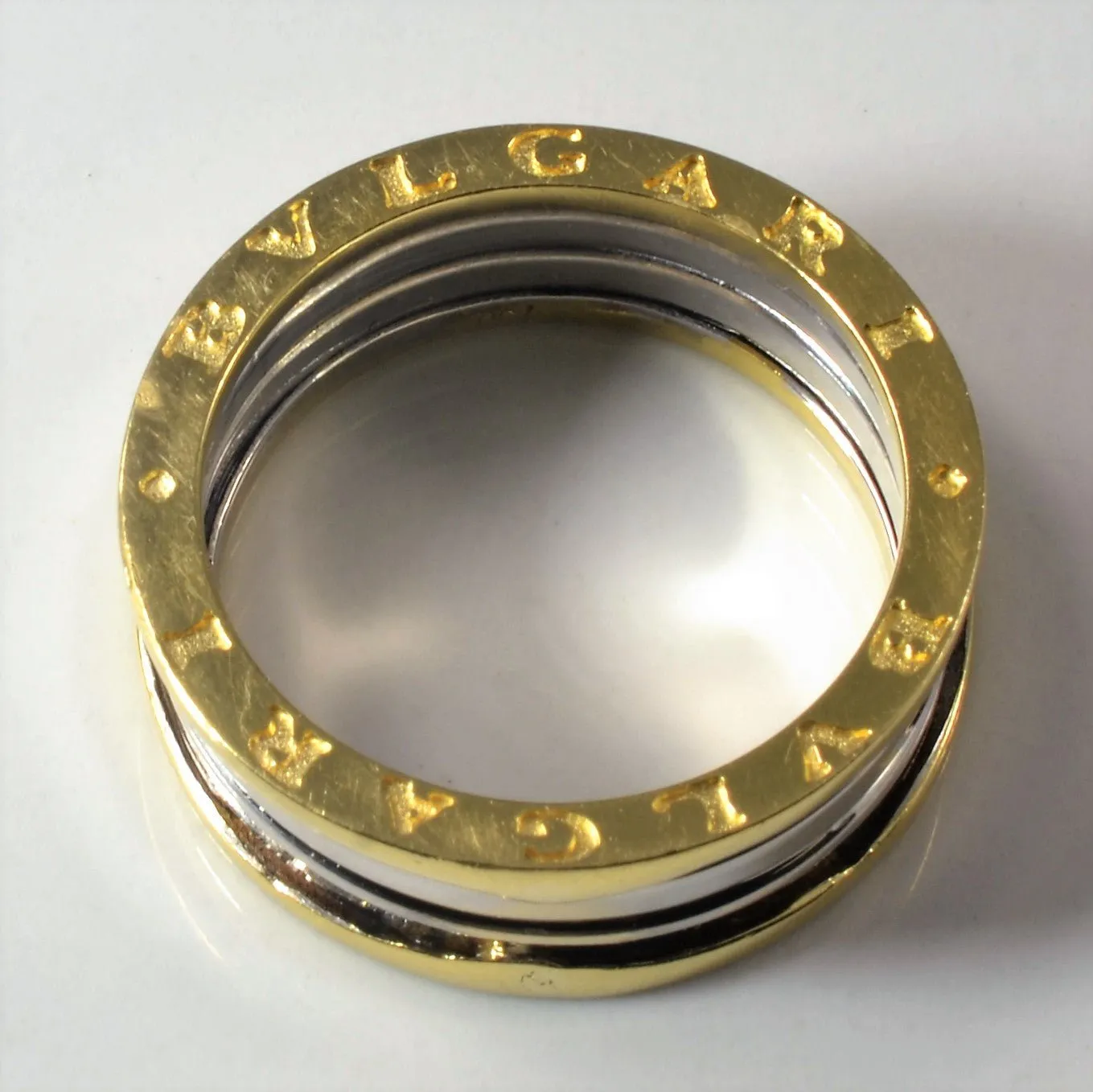 'BVLGARI' B.zero1 Two Tone Ring