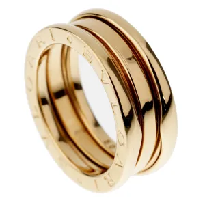 Bvlgari B.Zero1 Yellow Gold Band Ring Sz 5