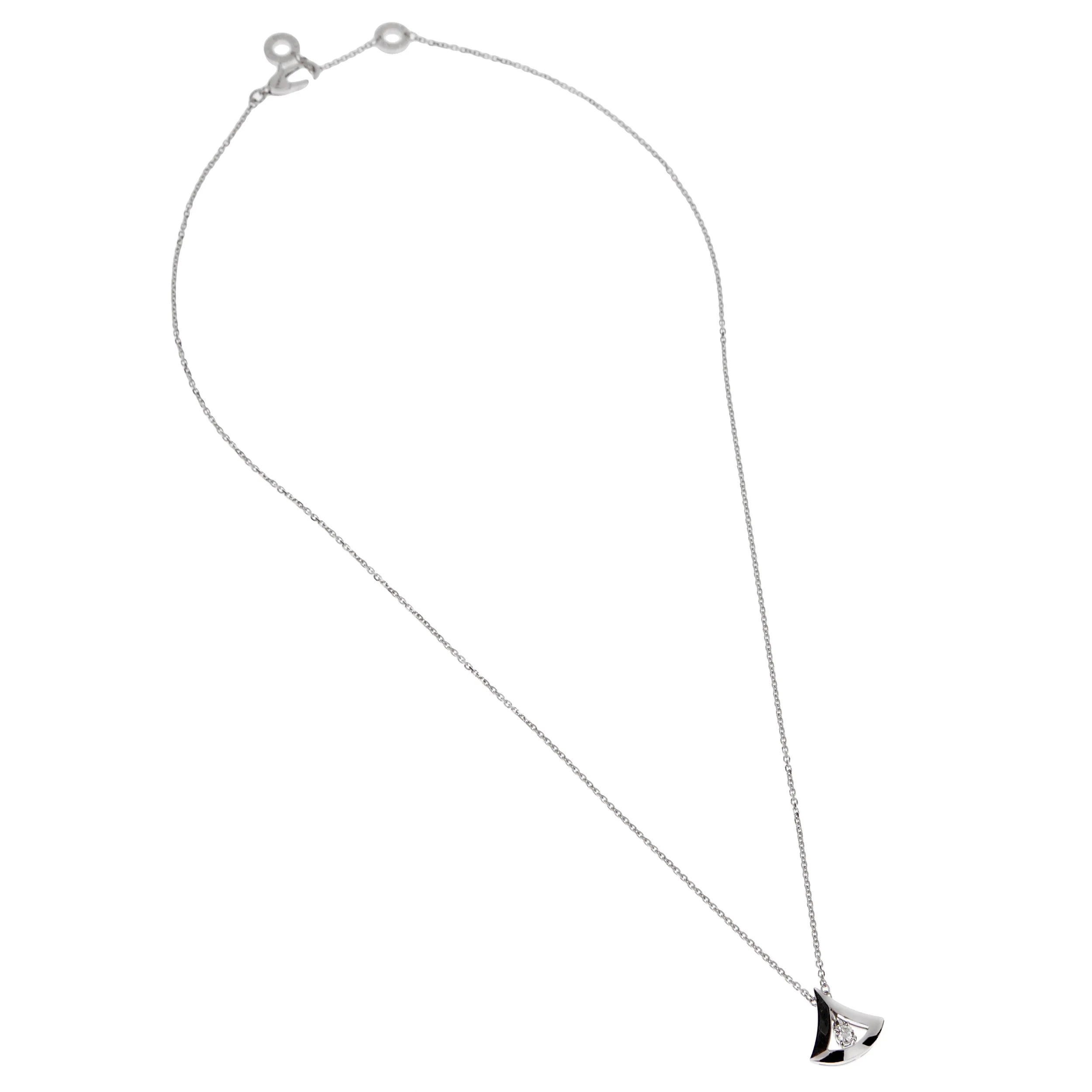 Bvlgari Divas Dream 18k Diamond White Gold Pendant Necklace