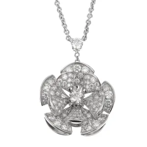 Bvlgari Divas Dream 2.42ct Diamond 18k White Gold Necklace