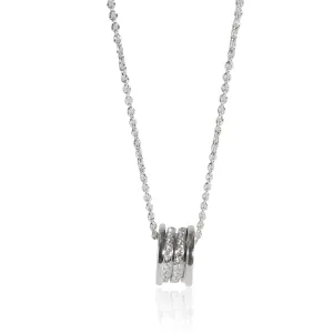B.zero1 Diamond Necklace in 18k White Gold 0.35 CTW