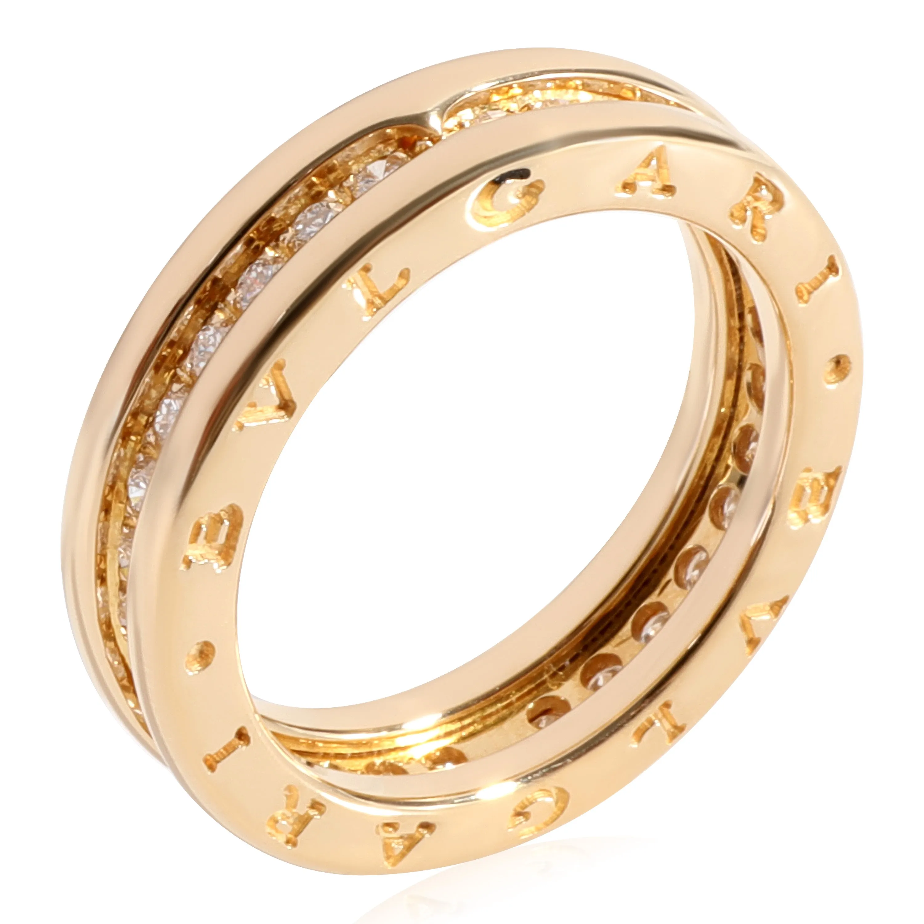 B.Zero1 Diamond Ring in 18k Yellow Gold 0.45 CTW