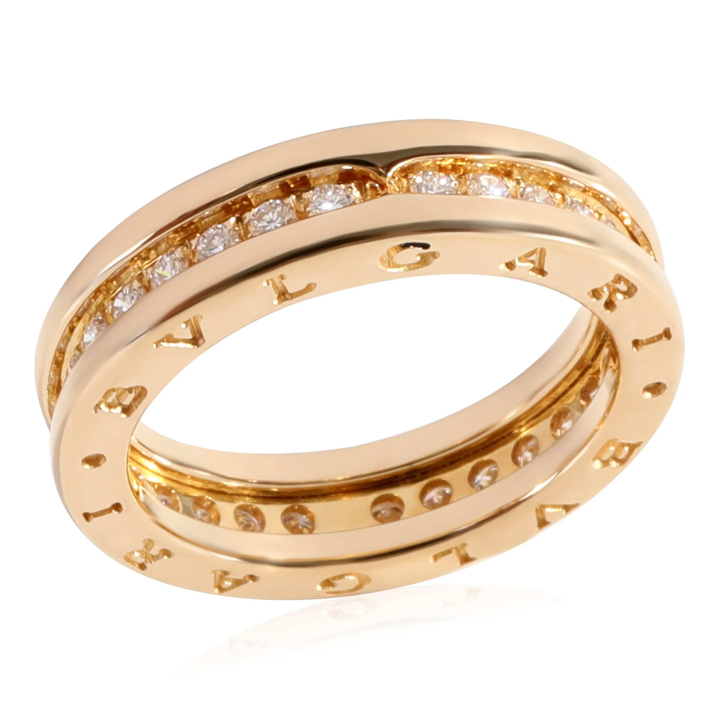 B.Zero1 Diamond Ring in 18k Yellow Gold 0.45 CTW