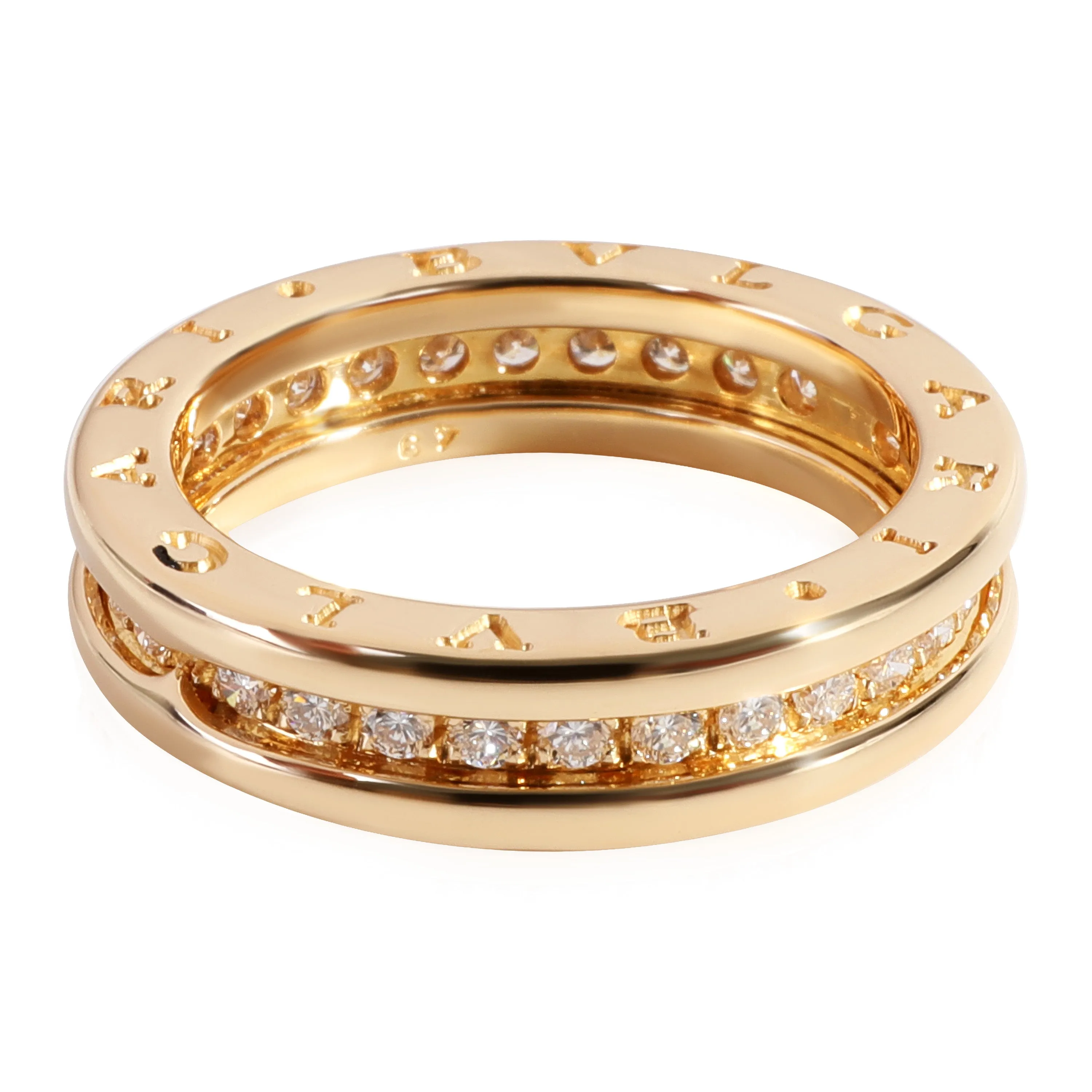 B.Zero1 Diamond Ring in 18k Yellow Gold 0.45 CTW