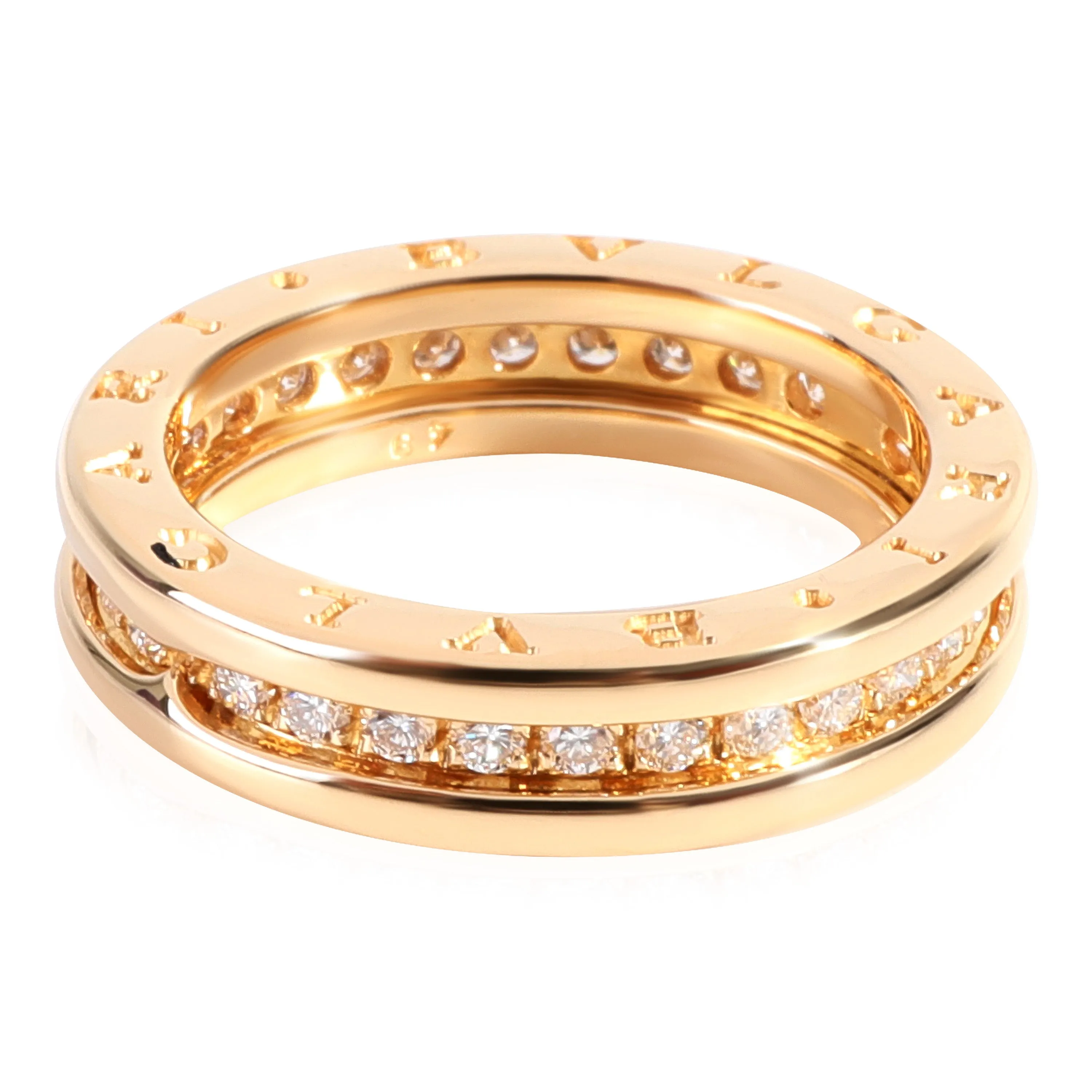 B.Zero1 Diamond Ring in 18k Yellow Gold 0.45 CTW