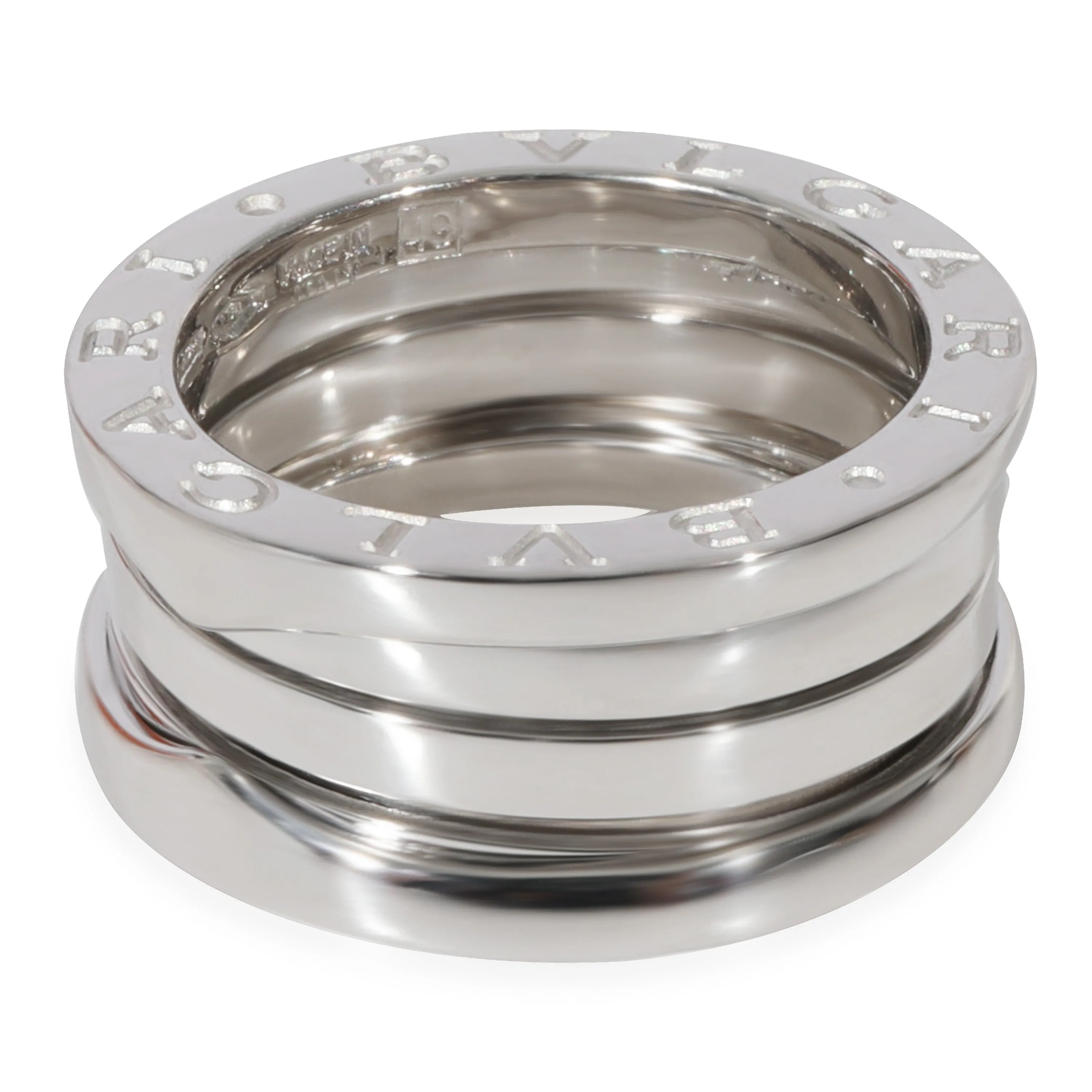 B.Zero1 Three-Band Band in 18K White Gold