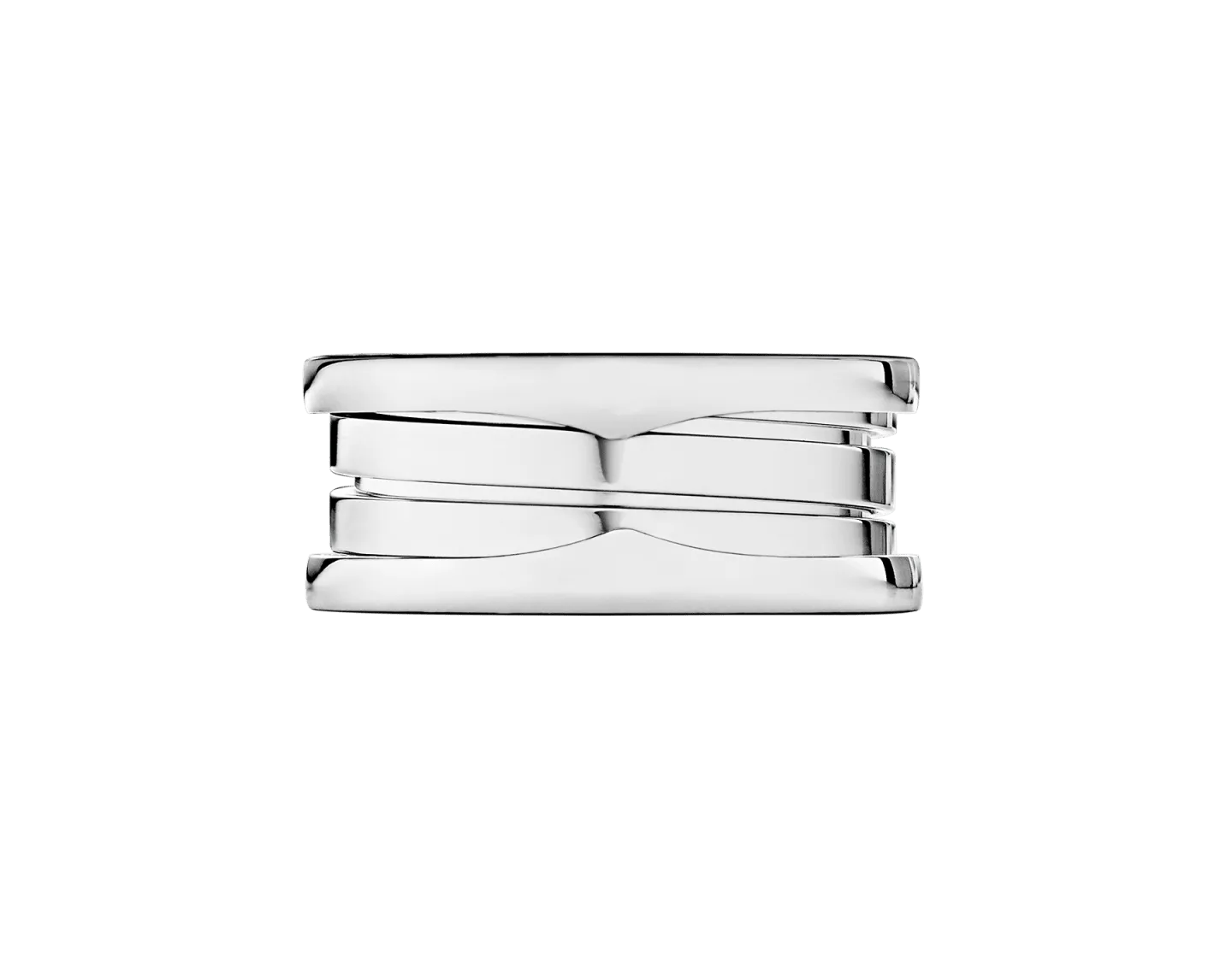B.zero1 White Gold 3 Row Ring