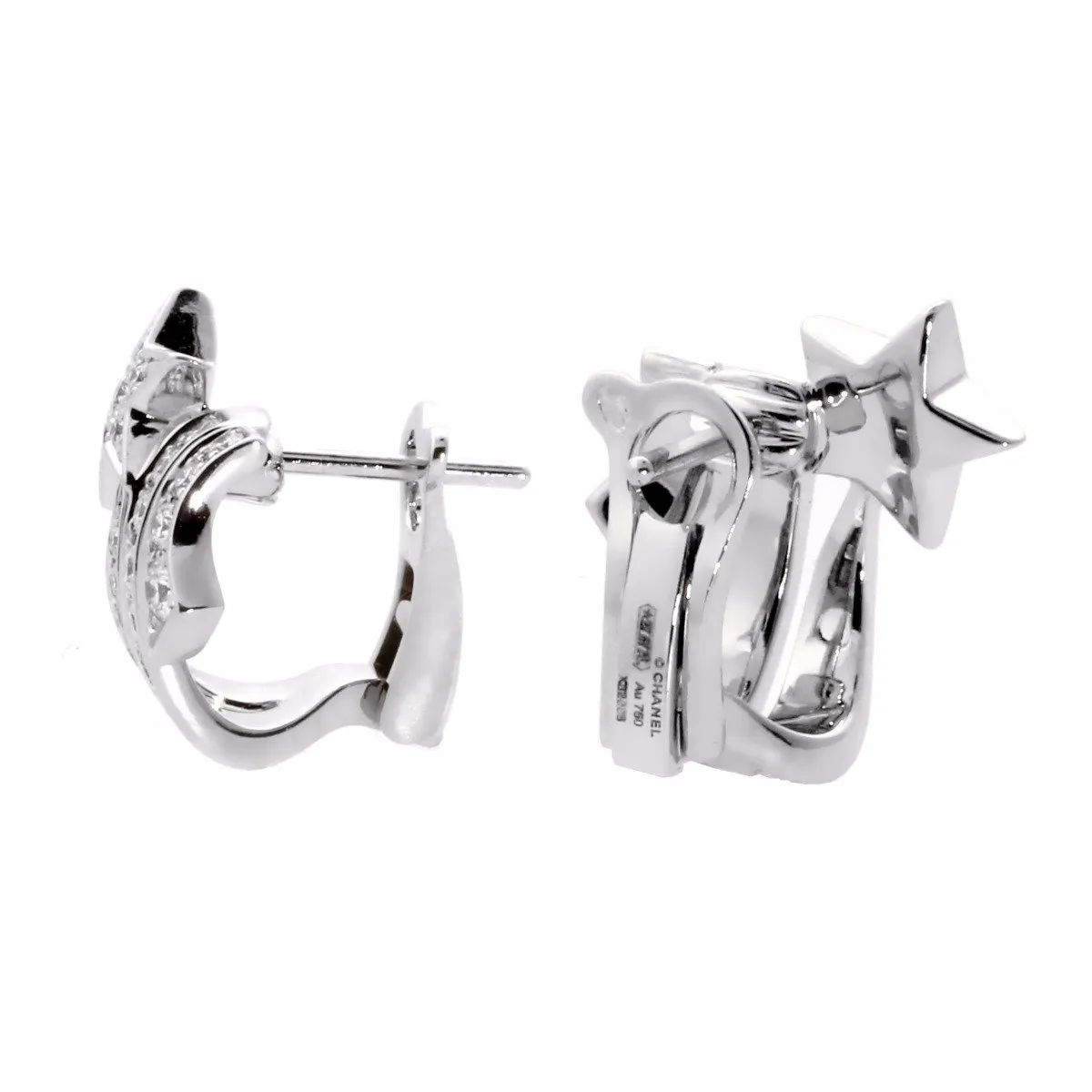 Chanel Comete Shooting Star Diamond Earrings