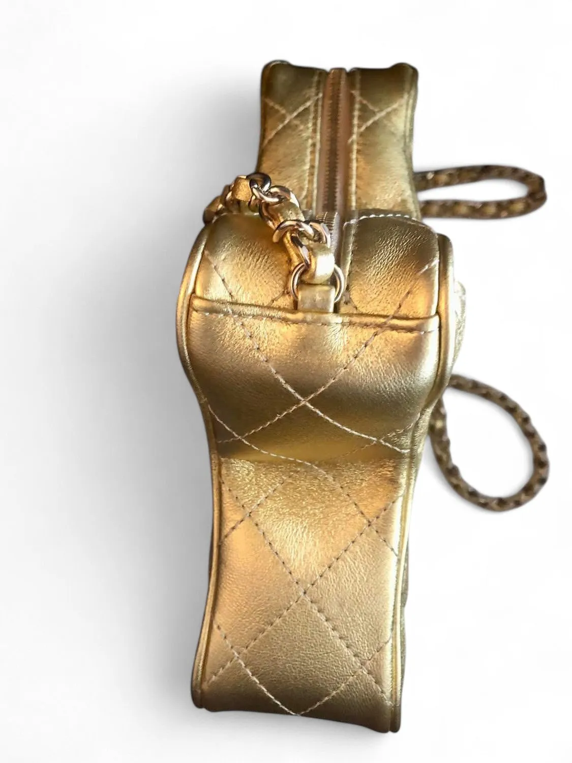 Chanel Walk of Fame Star Bag  24C Metallic Gold Lambskin With Gold-tone Hardware