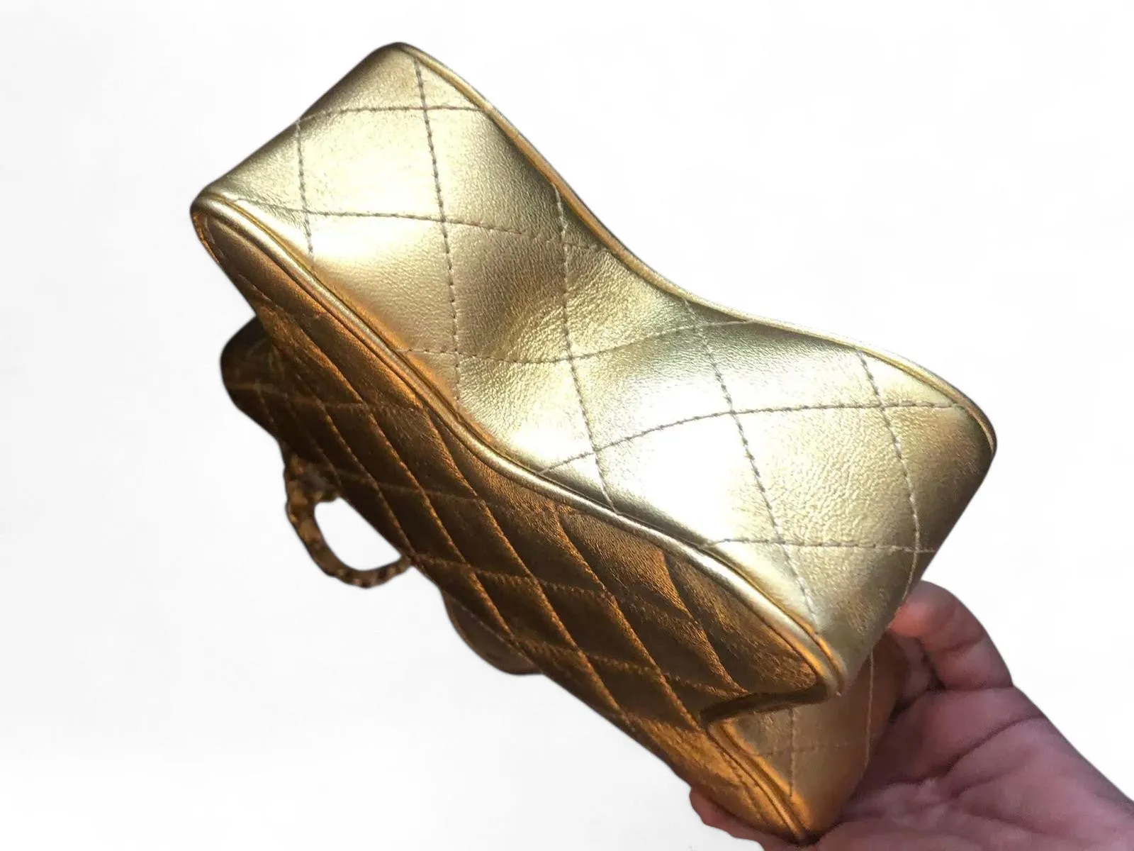 Chanel Walk of Fame Star Bag  24C Metallic Gold Lambskin With Gold-tone Hardware
