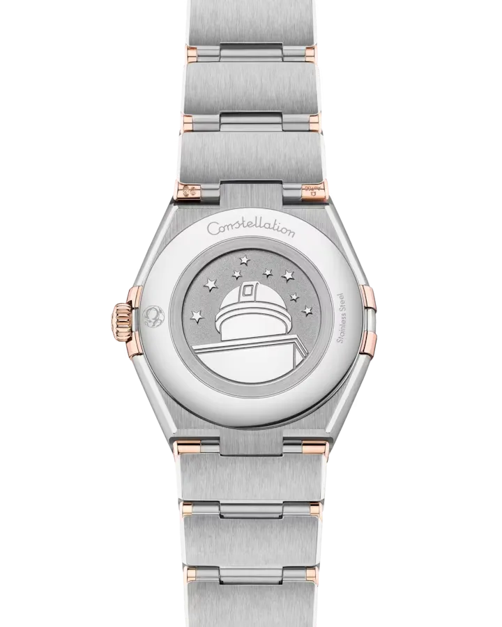 Constellation Manhattan Meteorite Sedna Gold on Steel Quartz 28mm