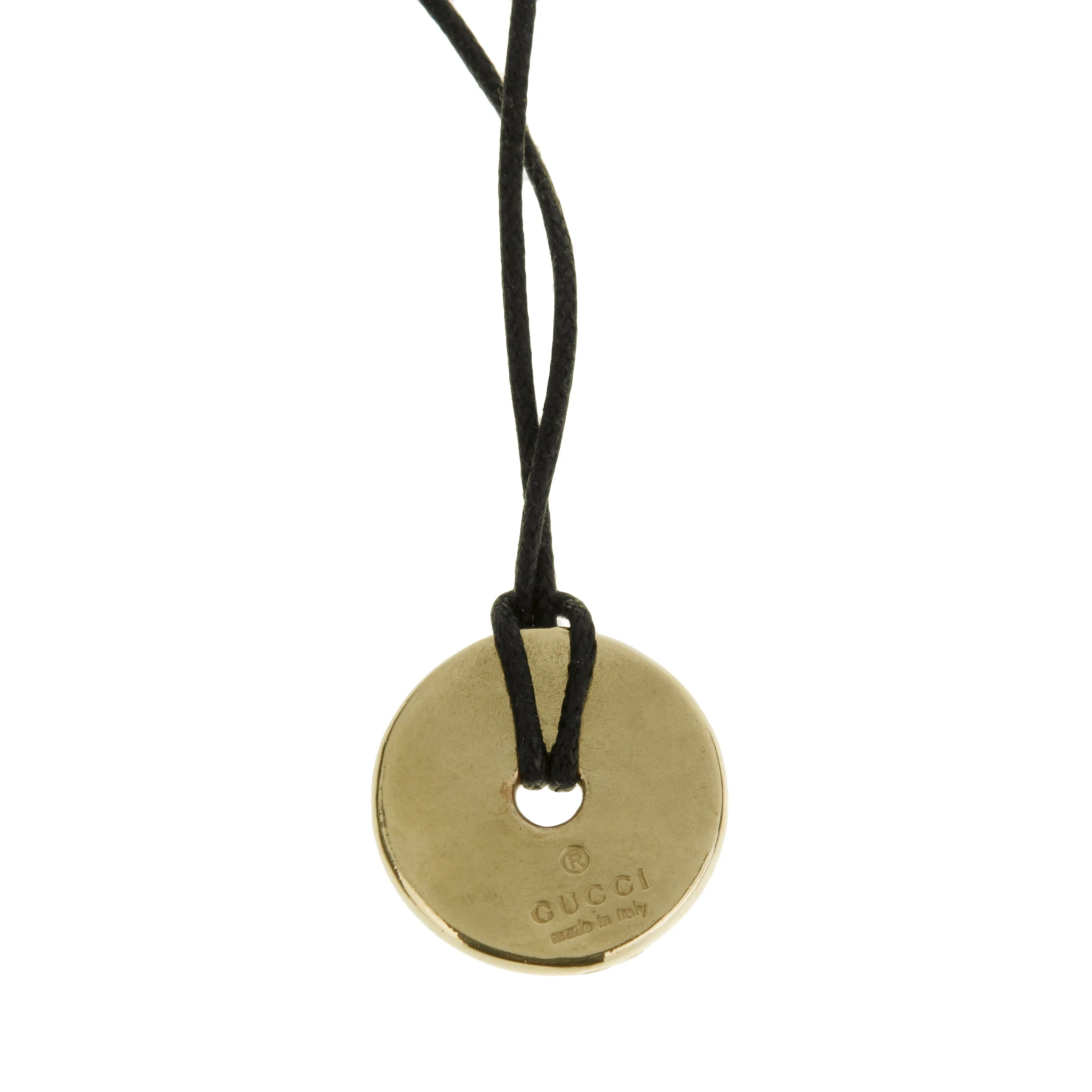 Gucci 18k Yellow Gold Vintage Pendant Necklace