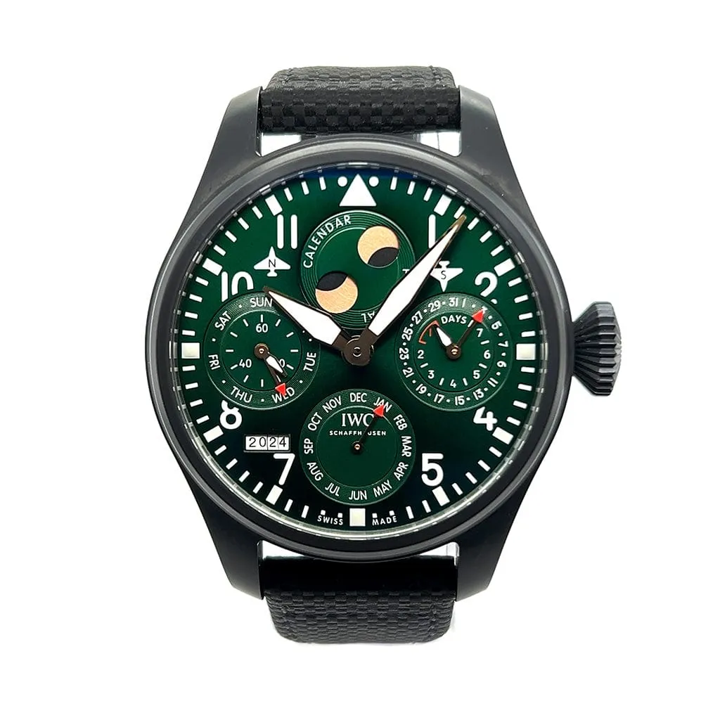IWC Big Pilots Watch Perpetual Calendar Edition Racing Green IW503005  Certified Pre-Owned