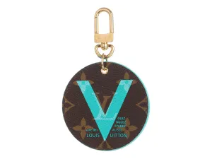 Louis Vuitton Turquoise V Illustr Bag Charm