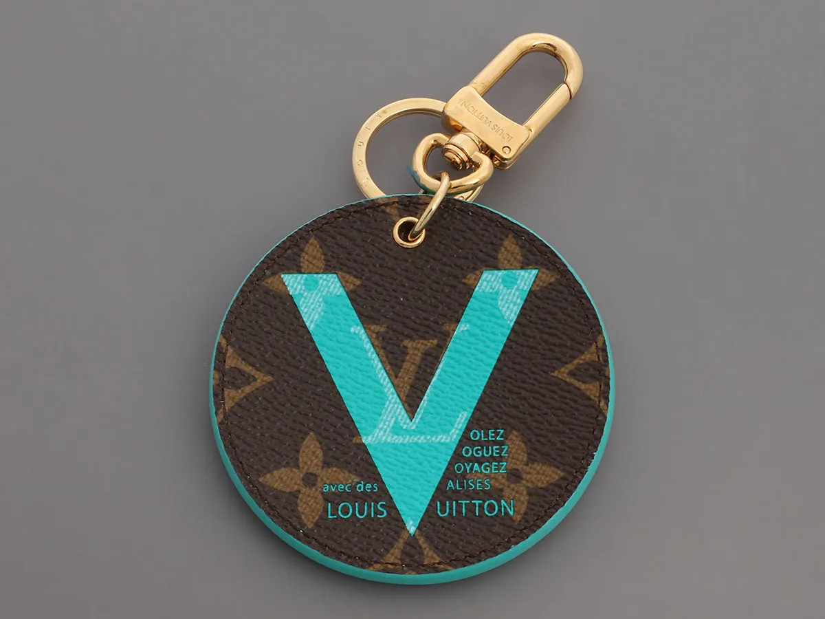 Louis Vuitton Turquoise V Illustr Bag Charm