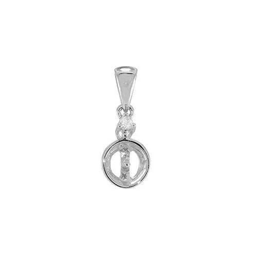 Pick A Pearl Pendant in White Gold with Diamond